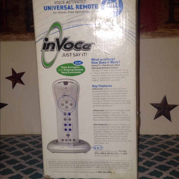 Invoca just say it 4 in 1 universal remote - Picture 3 of 8